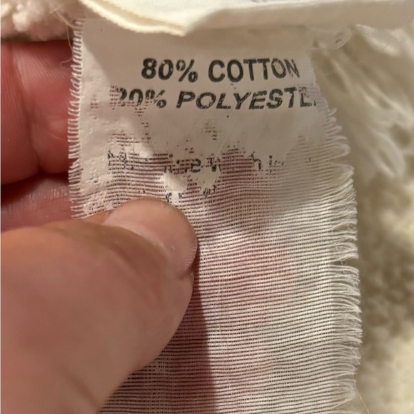 Artisan NY throw blanket blue, pink and cream - Picture 6 of 6